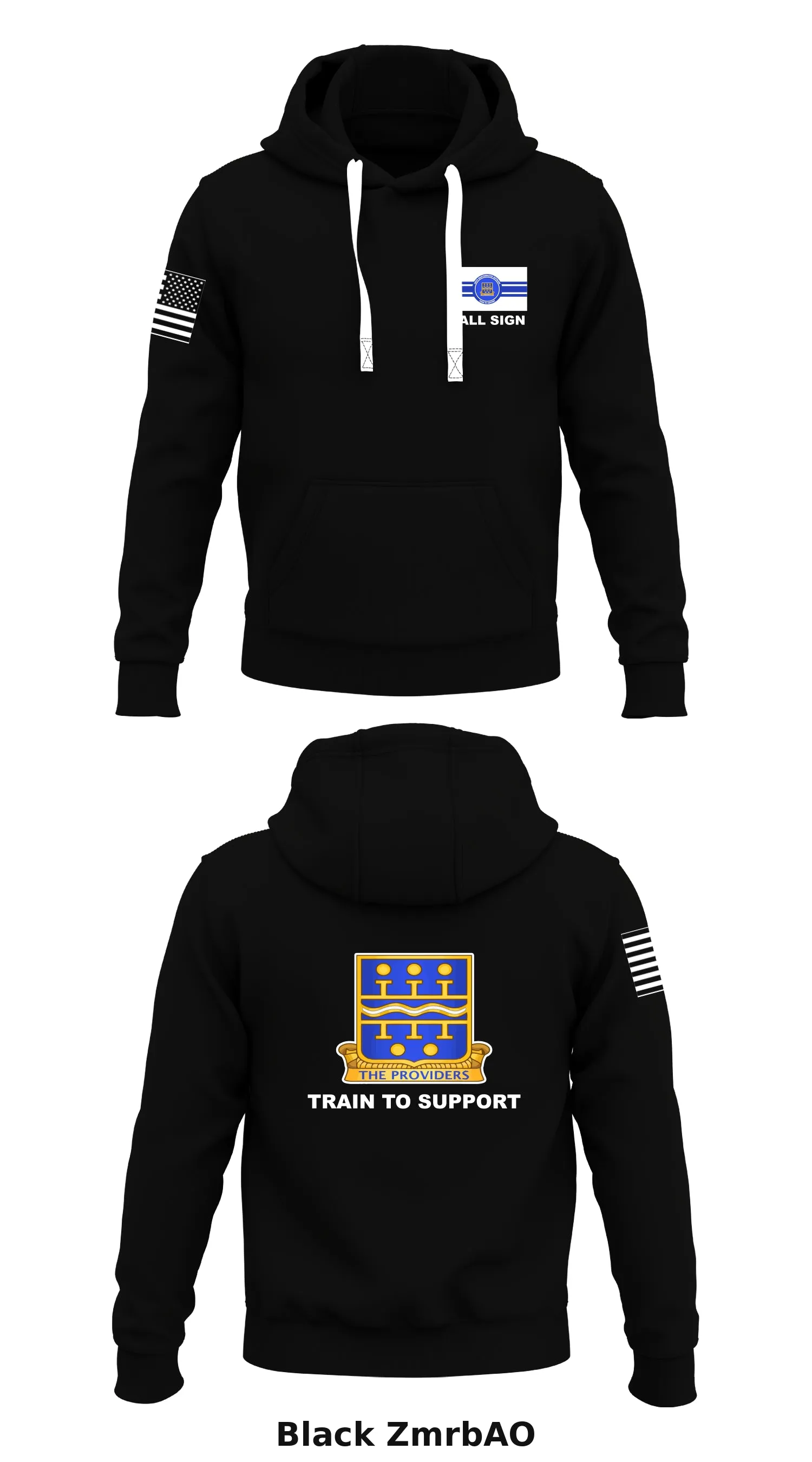 Custom 266th quartermaster battalion Store 1  Core Men's Hooded Performance Sweatshirt - ZmrbAO
