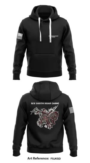 D/2 16th SOAR (Abn) Core Men's Hooded Performance Sweatshirt - fxJksD