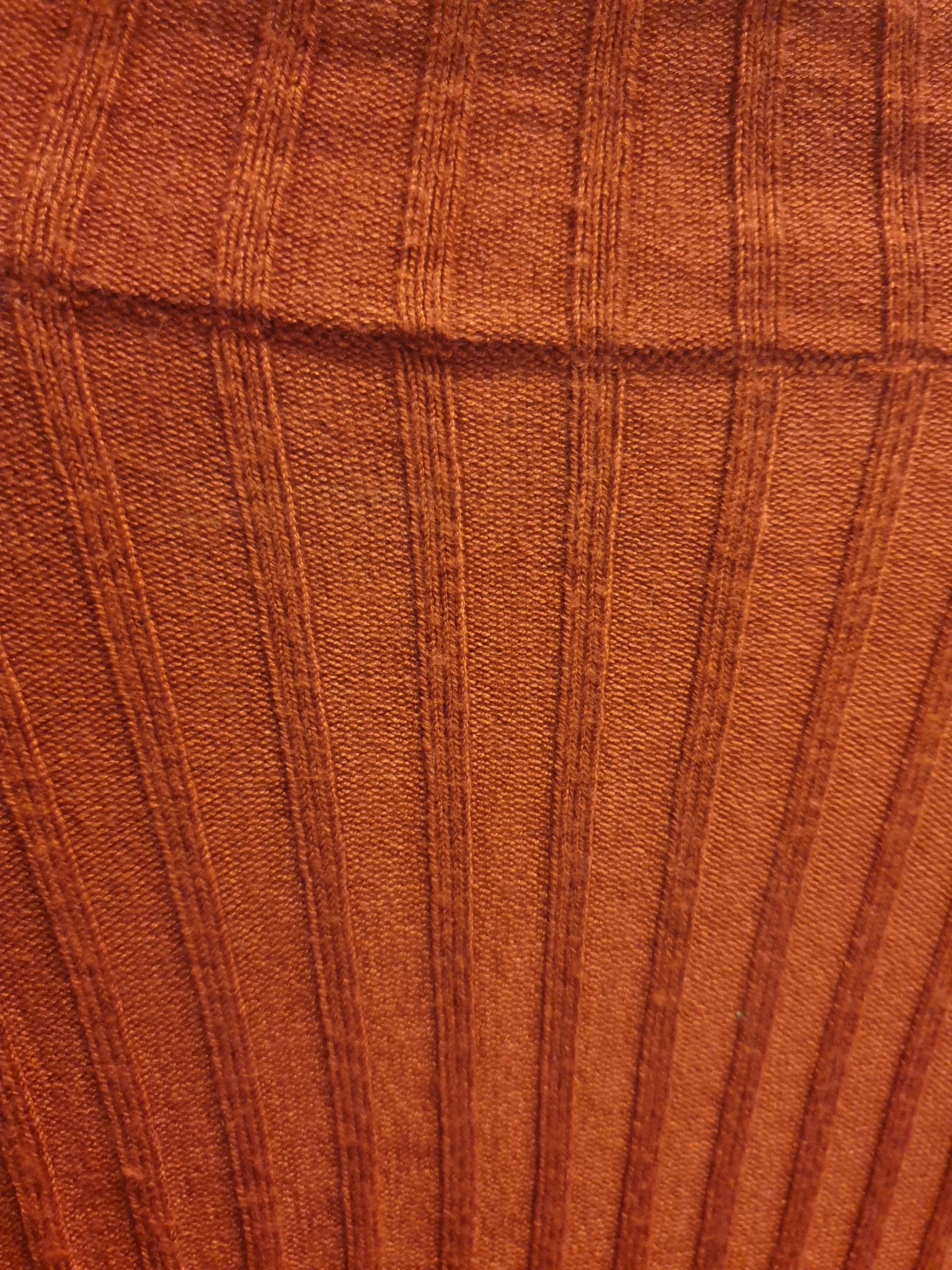 Dangerfield red ribbed knit jumper size 16
