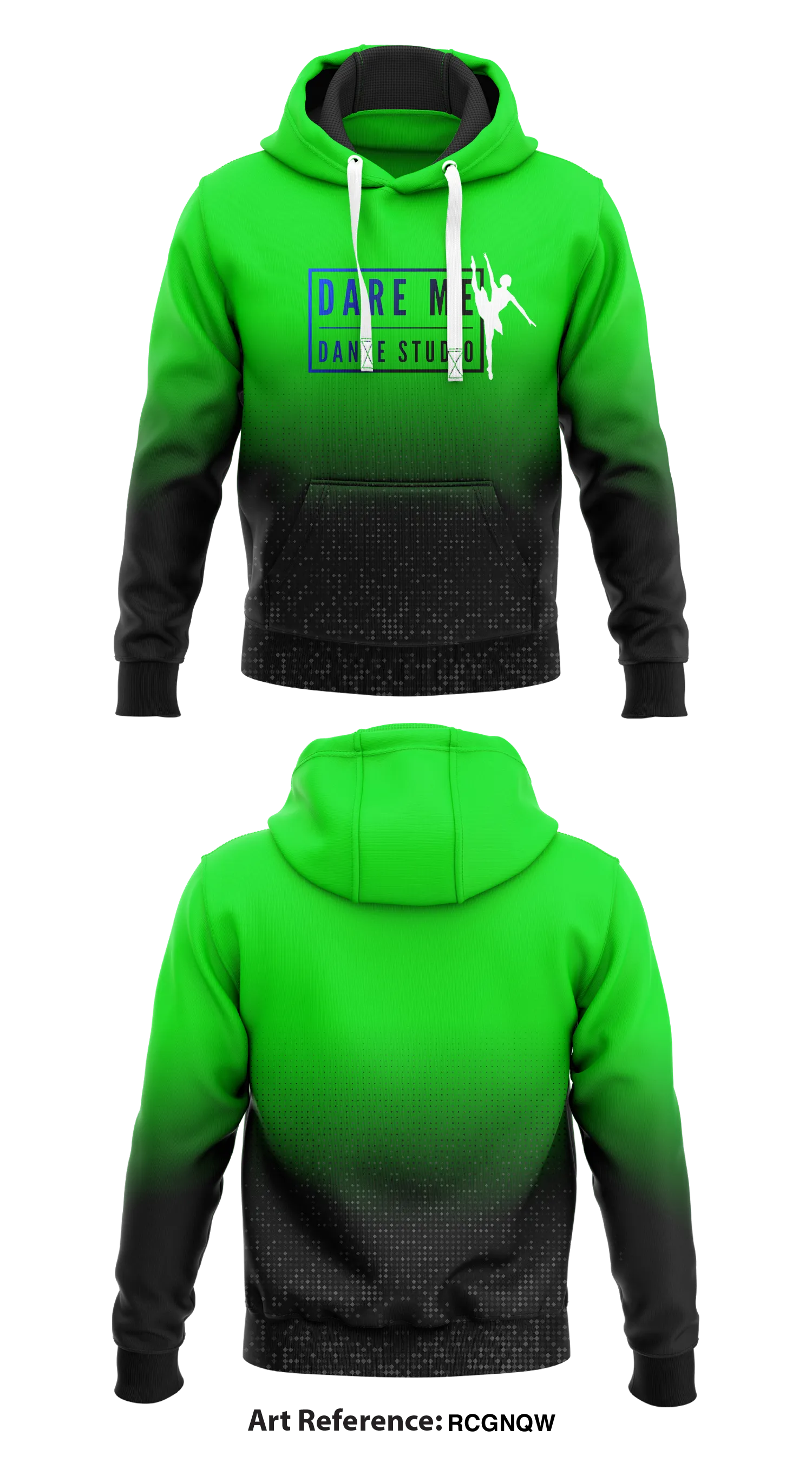 Dare Me Dance Studio Store 1 Core Men's Hooded Performance Sweatshirt - RcGNqw