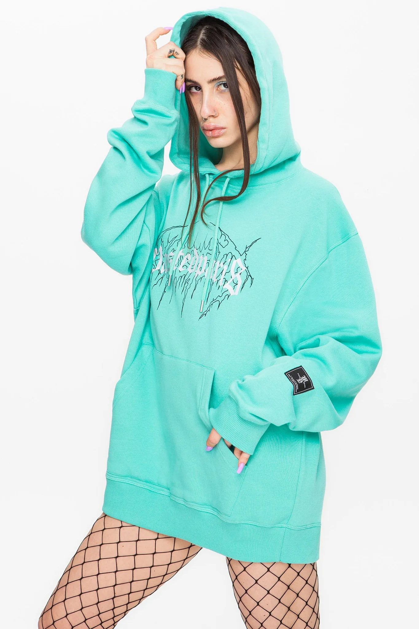 Dark Bridge Hoodie Mint