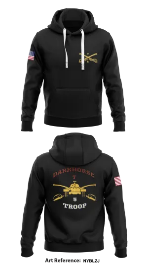 Darkhorse Troop Store 2  Core Men's Hooded Performance Sweatshirt - NYBLZJ