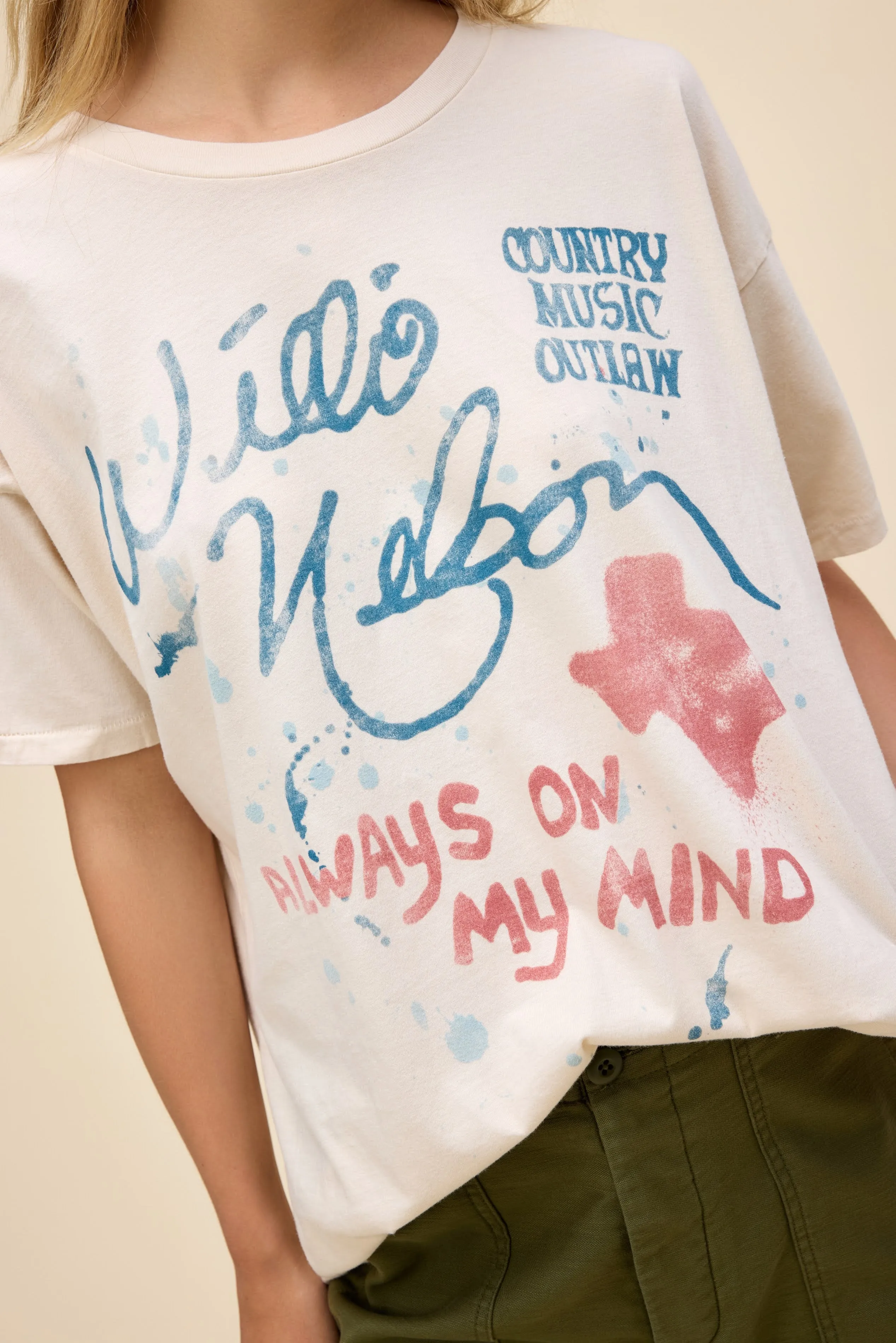 DAYDREAMER - WILLIE NELSON ALWAYS ON MY MIND MERCH TEE