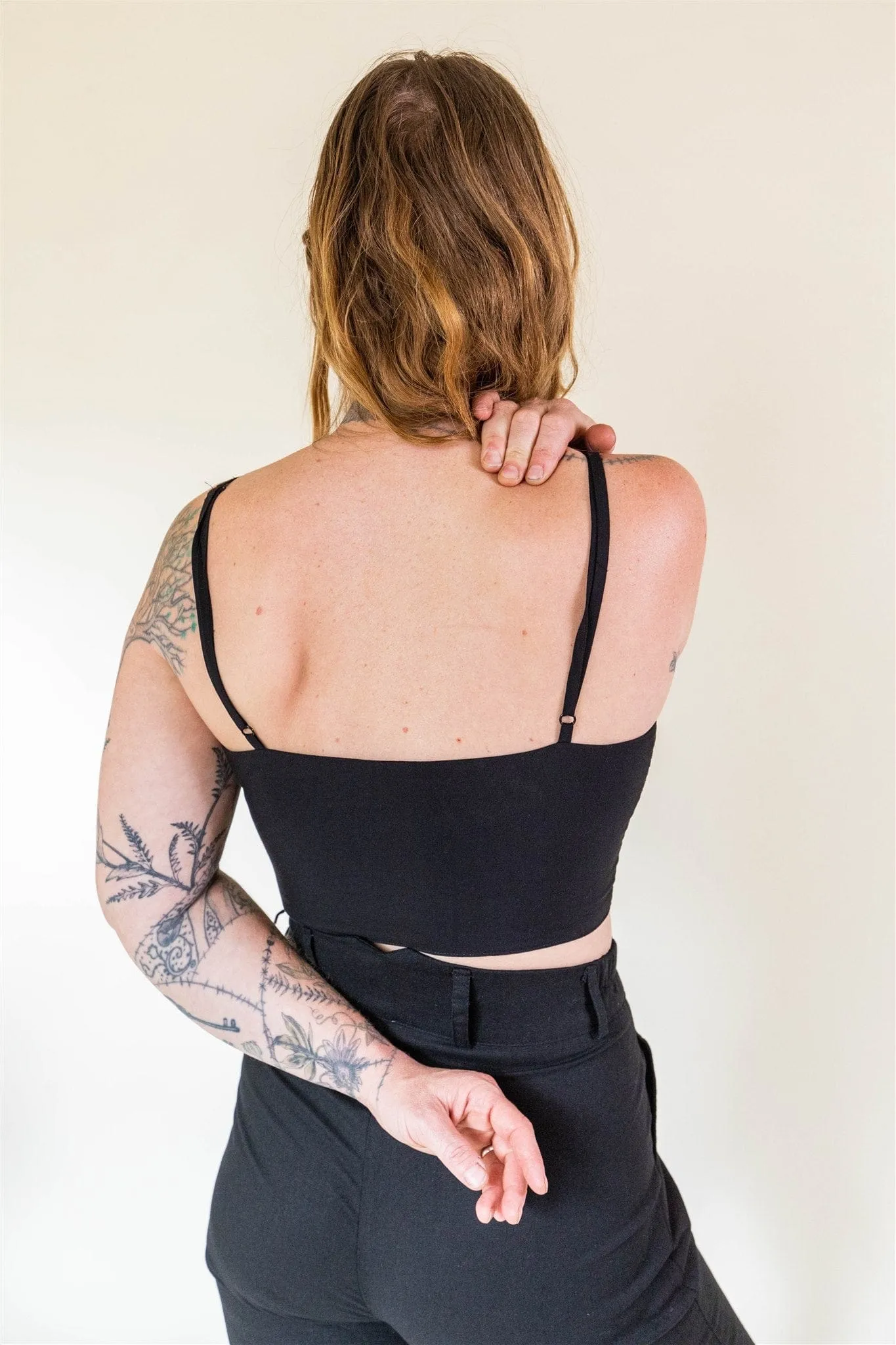 Dee Dee Top in Black Challis