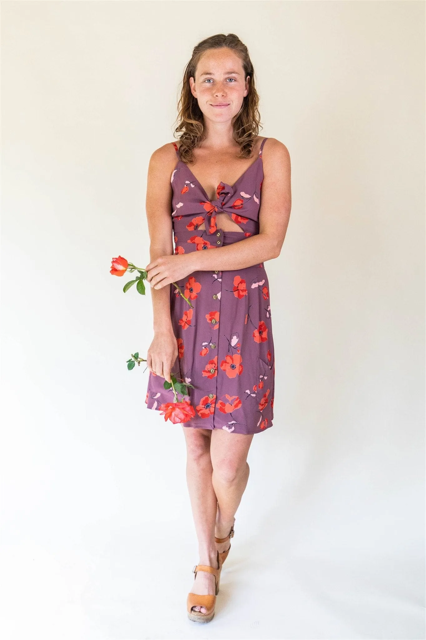 Dee Dee Top in Purple Poppy