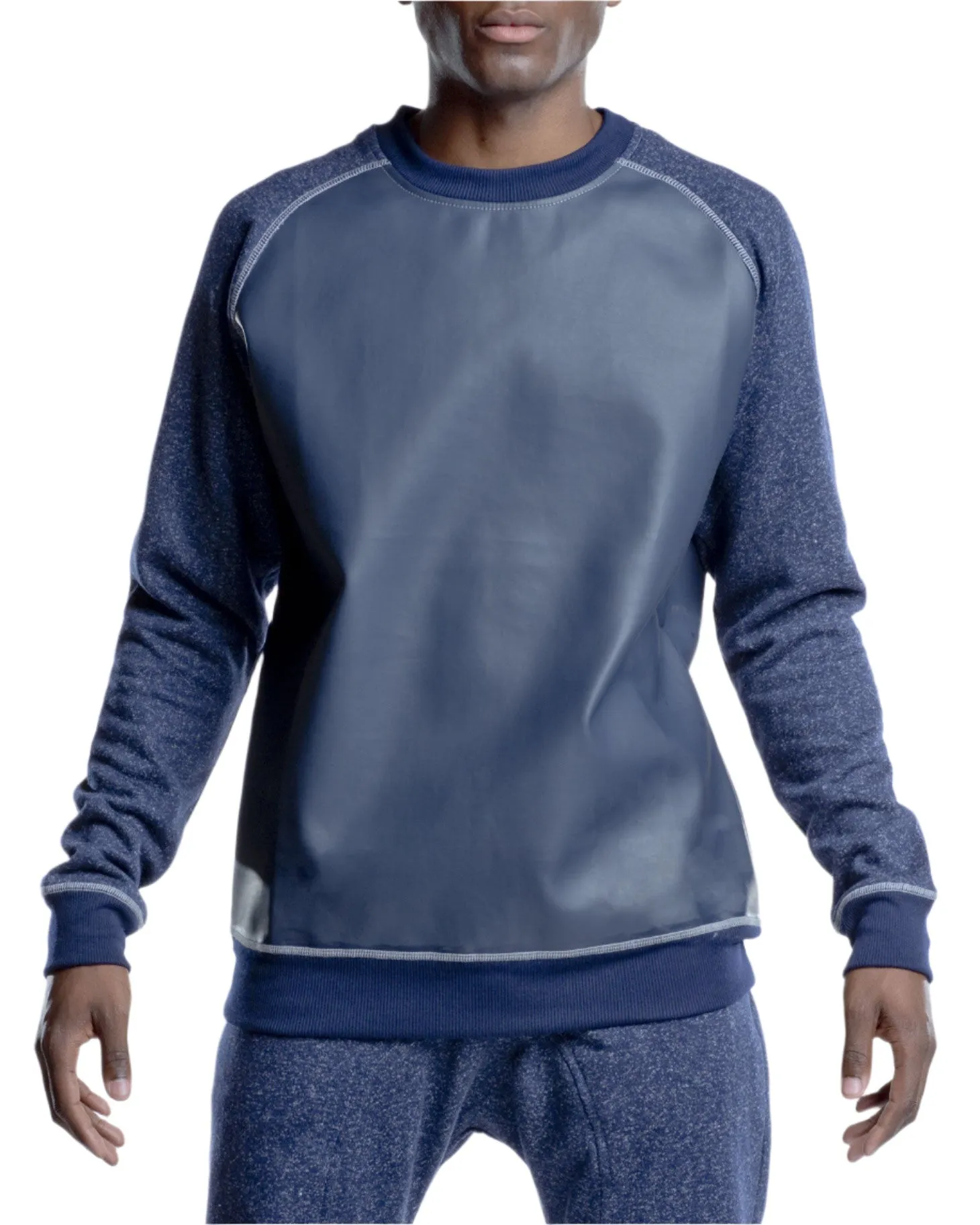Denim Fleece Crewneck
