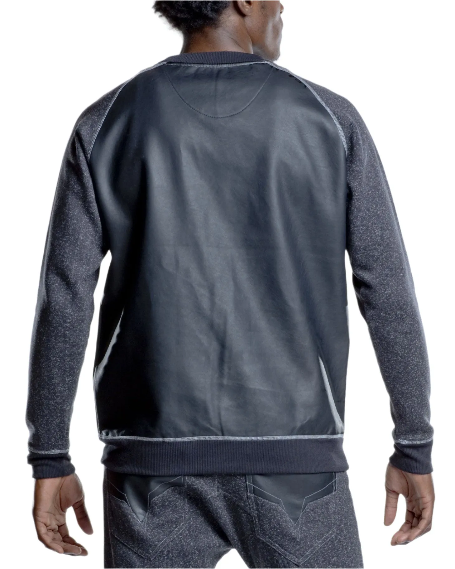 Denim Fleece Crewneck