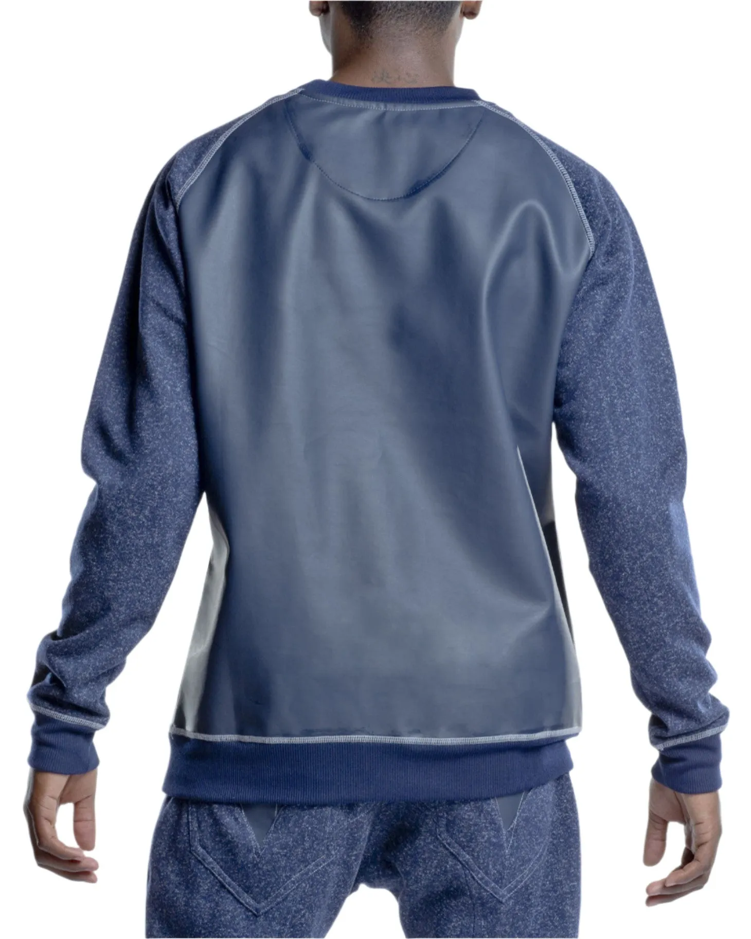 Denim Fleece Crewneck