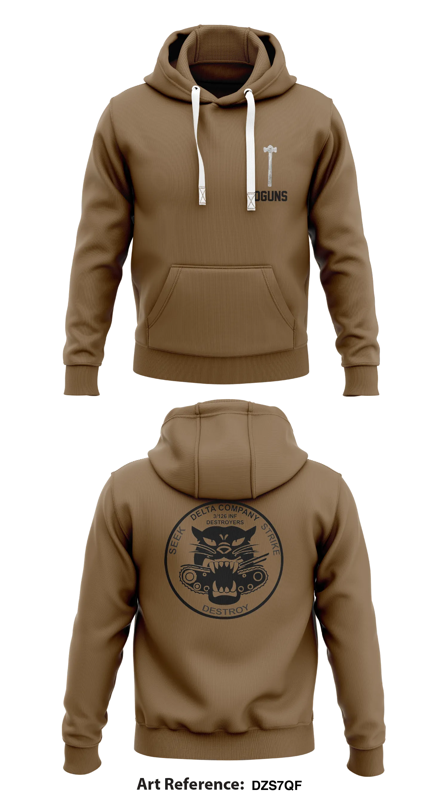 Destroyer Company Store 1  Core Men's Hooded Performance Sweatshirt - DZS7Qf