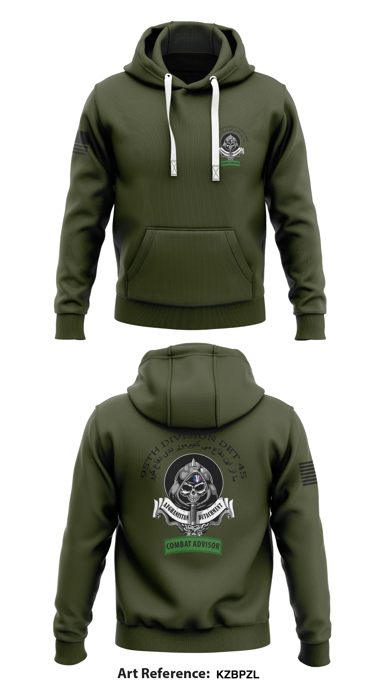 Detachment 45 Store 1  Core Men's Hooded Performance Sweatshirt - KzBpzl