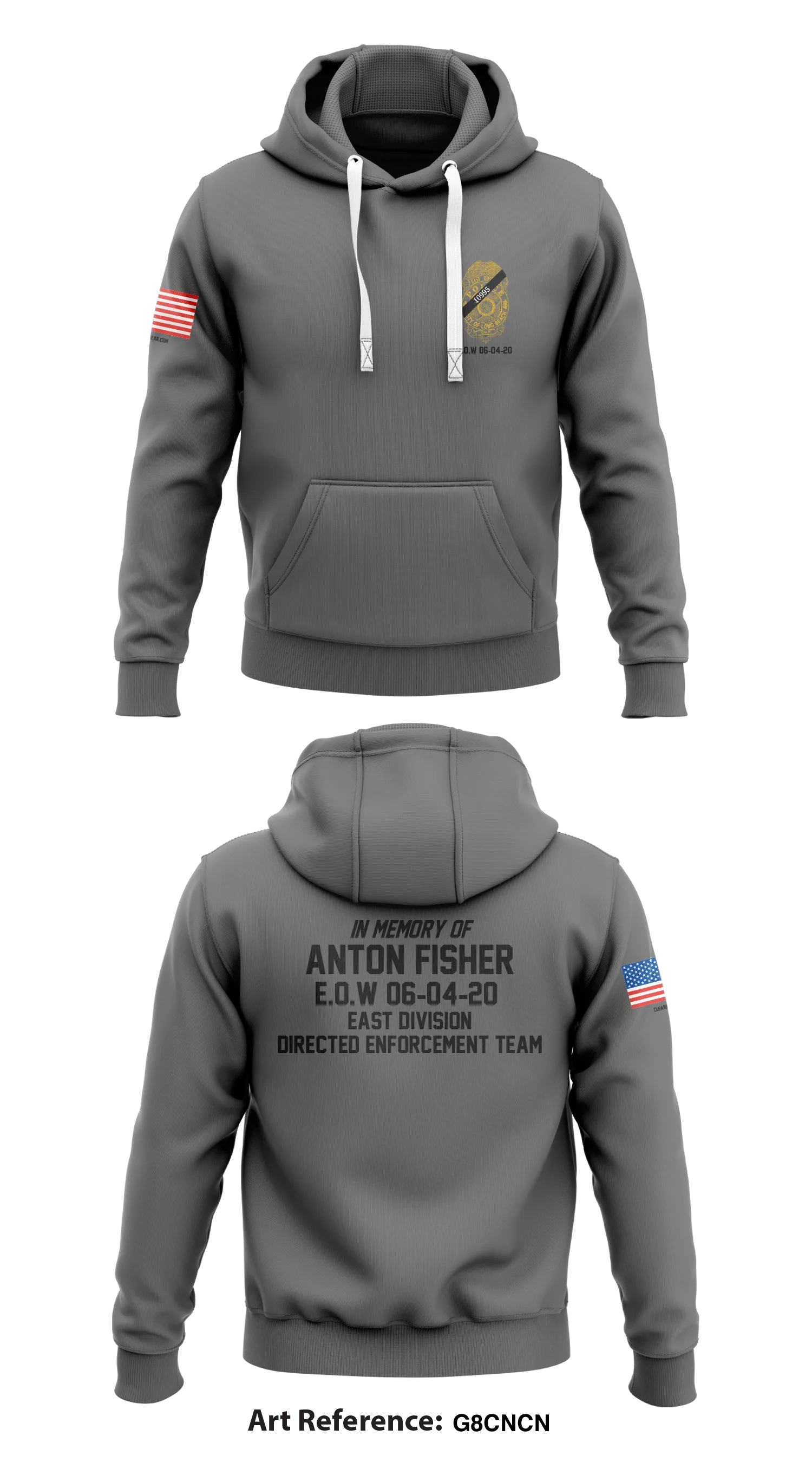 DIRECTED ENFORCEMENT TEAM EAST DIVISION Store 1  Core Men's Hooded Performance Sweatshirt - G8cNCN