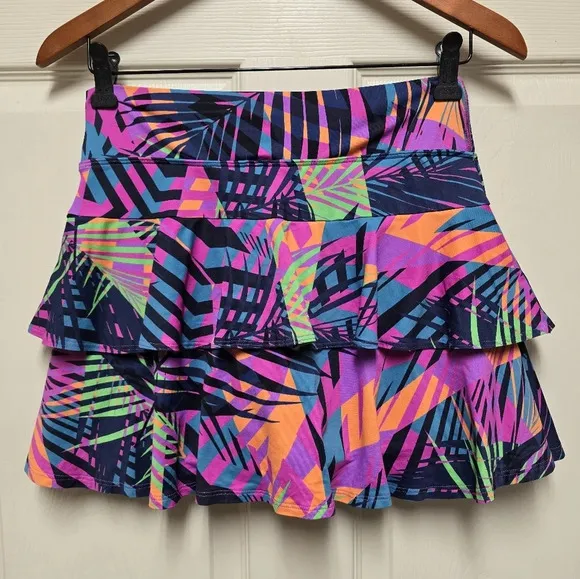 Dona Jo Glide Skort Golf  Pickleball Tennis Skirt Shorts Pockets in Kelaya SzSm