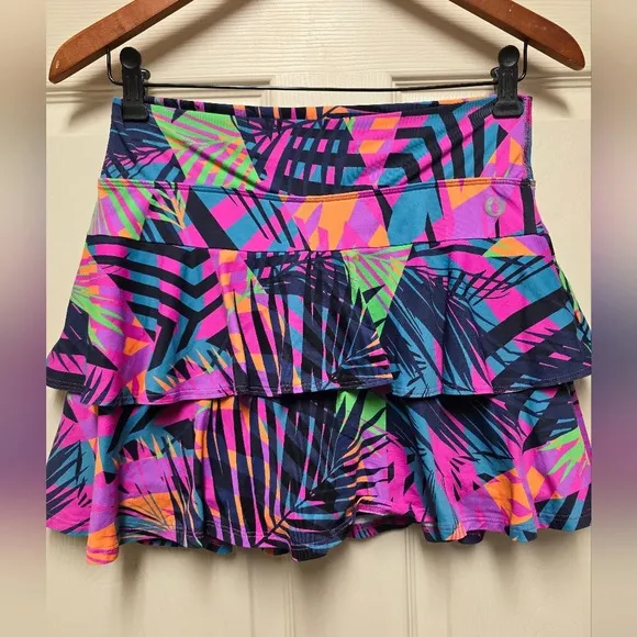Dona Jo Glide Skort Golf  Pickleball Tennis Skirt Shorts Pockets in Kelaya SzSm