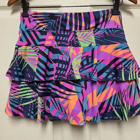 Dona Jo Glide Skort Golf  Pickleball Tennis Skirt Shorts Pockets in Kelaya SzSm