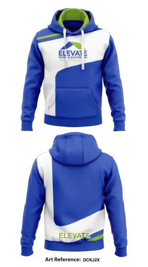 Elevate Roofing & Exteriors  Core Men's Hooded Performance Sweatshirt - DcKj2X