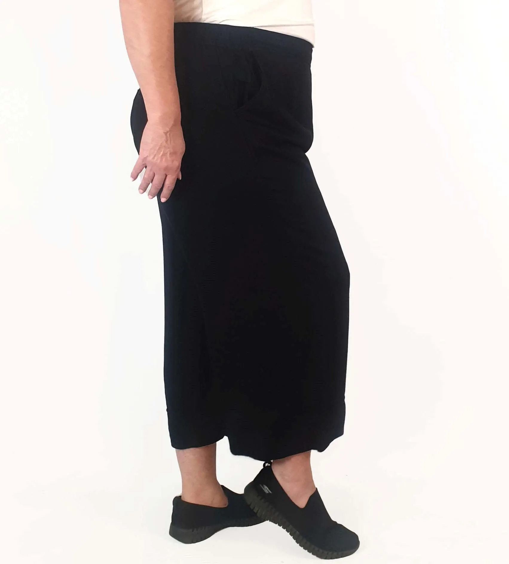 Elk black wide leg pants size 18