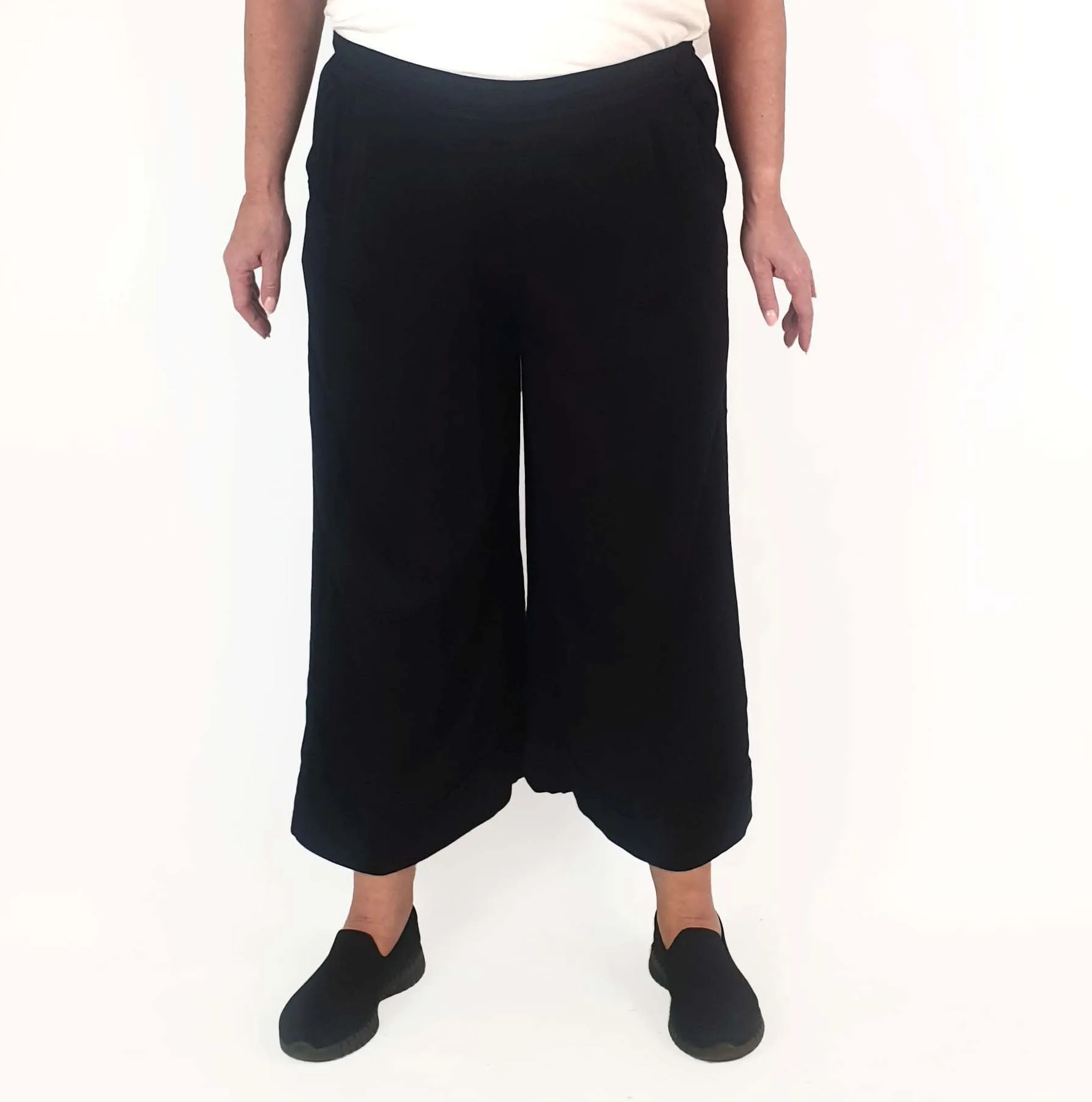 Elk black wide leg pants size 18