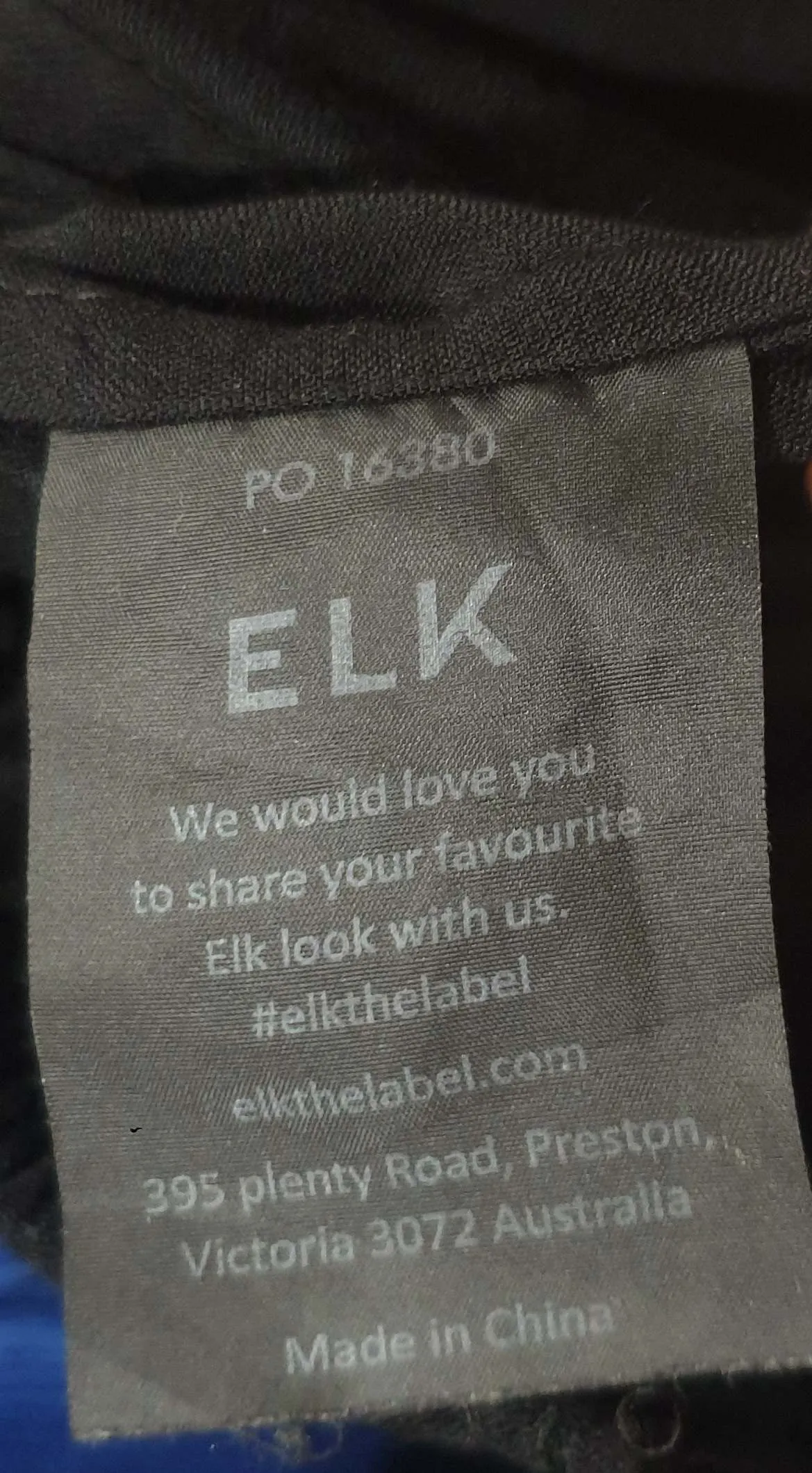 Elk black wide leg pants size 18