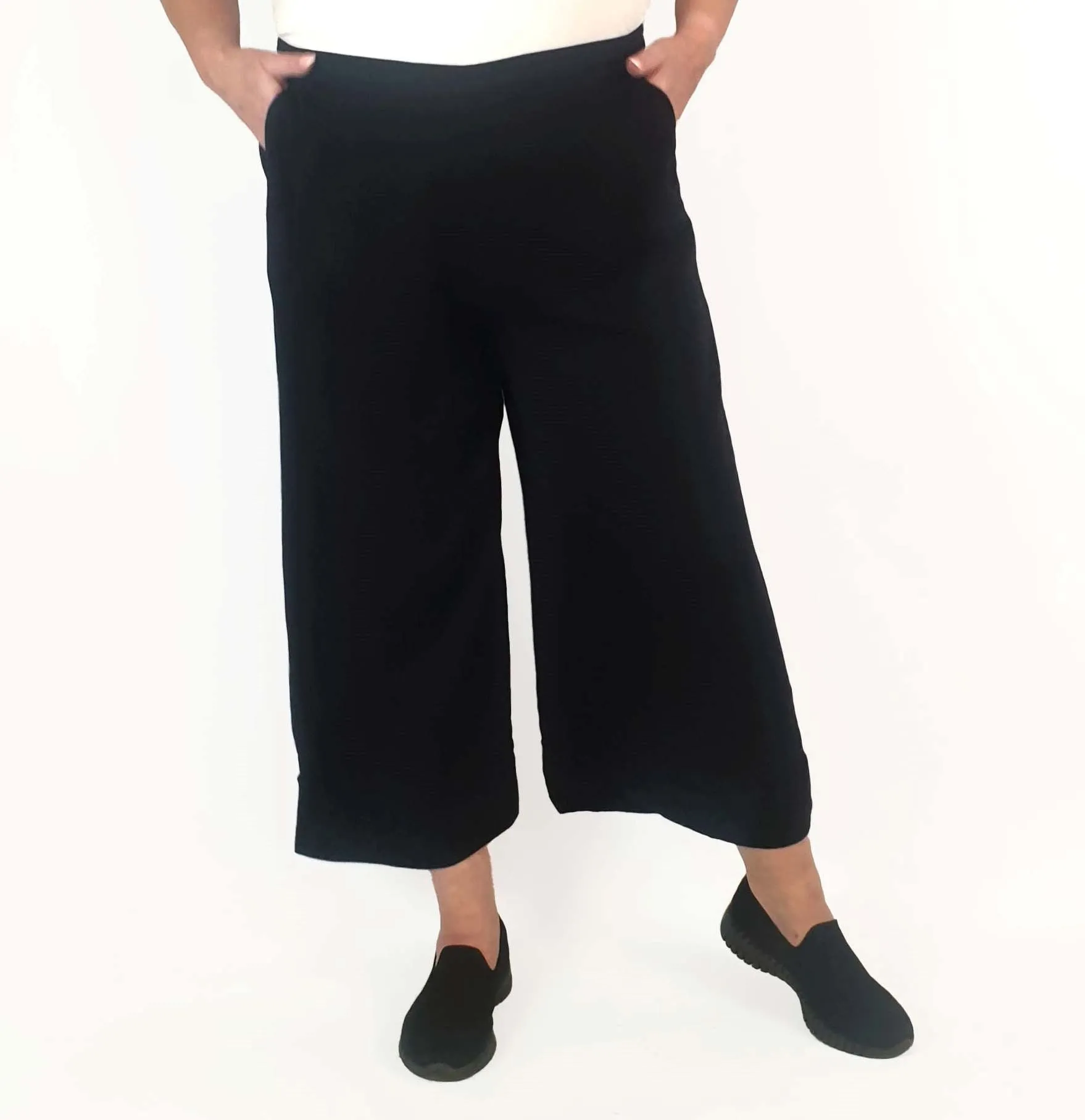 Elk black wide leg pants size 18