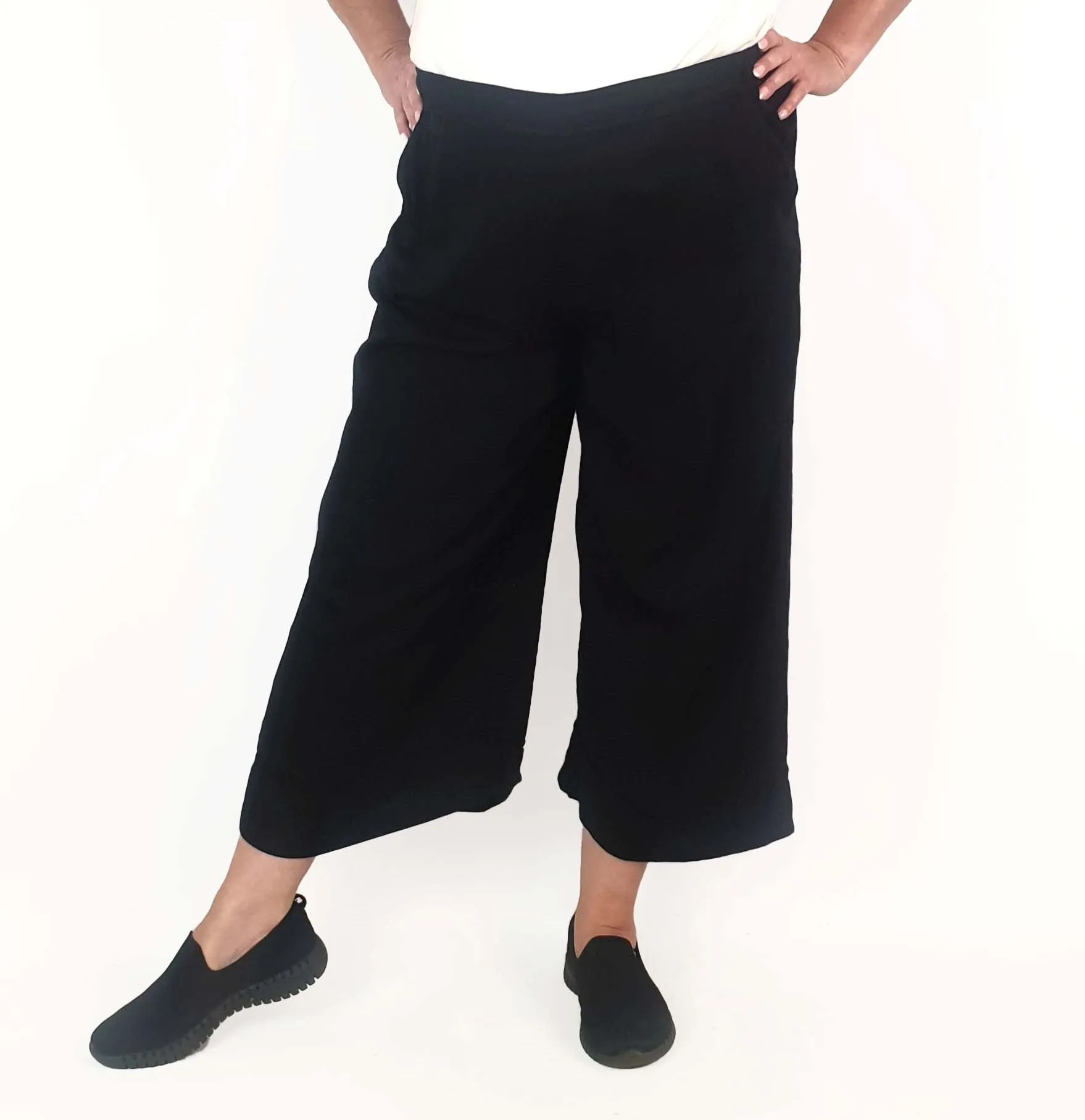 Elk black wide leg pants size 18