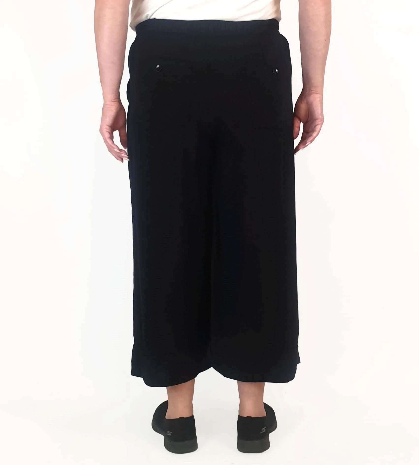 Elk black wide leg pants size 18