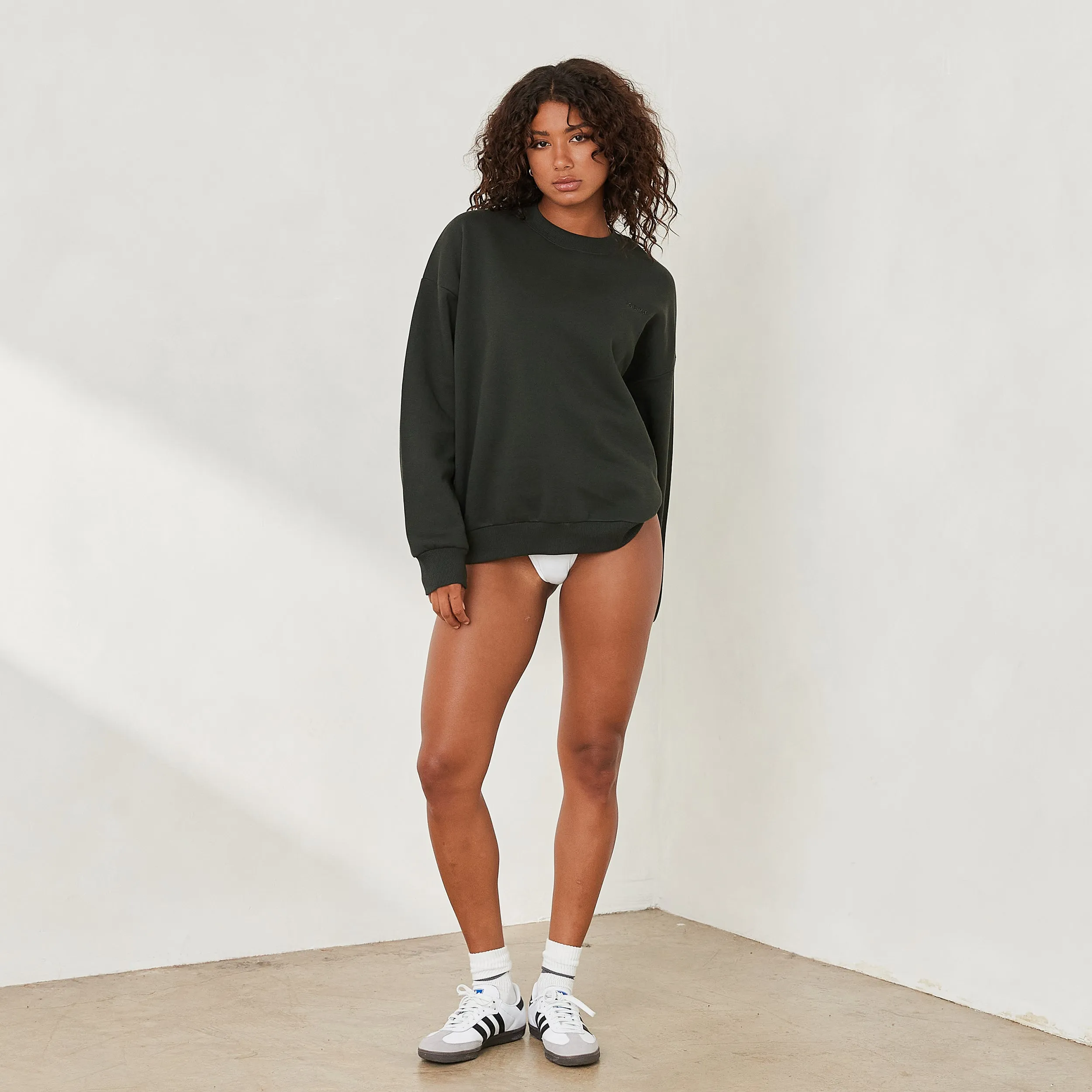 Essential Sweat Ras du cou - Vert Sapin