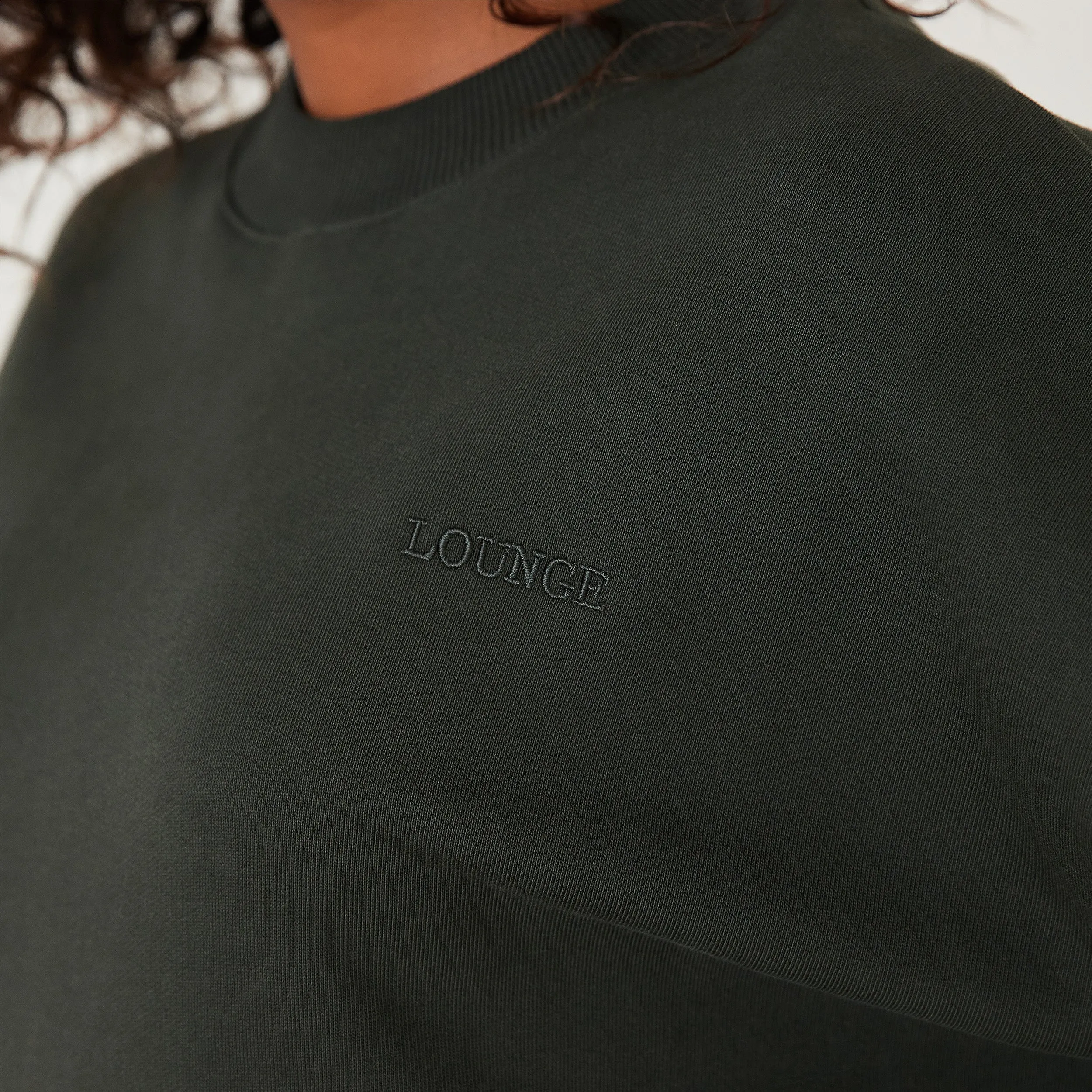 Essential Sweat Ras du cou - Vert Sapin