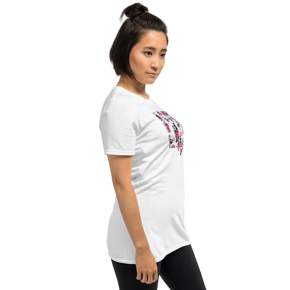 Floral Love Junior Short Sleeve Graphic  T -Shirt