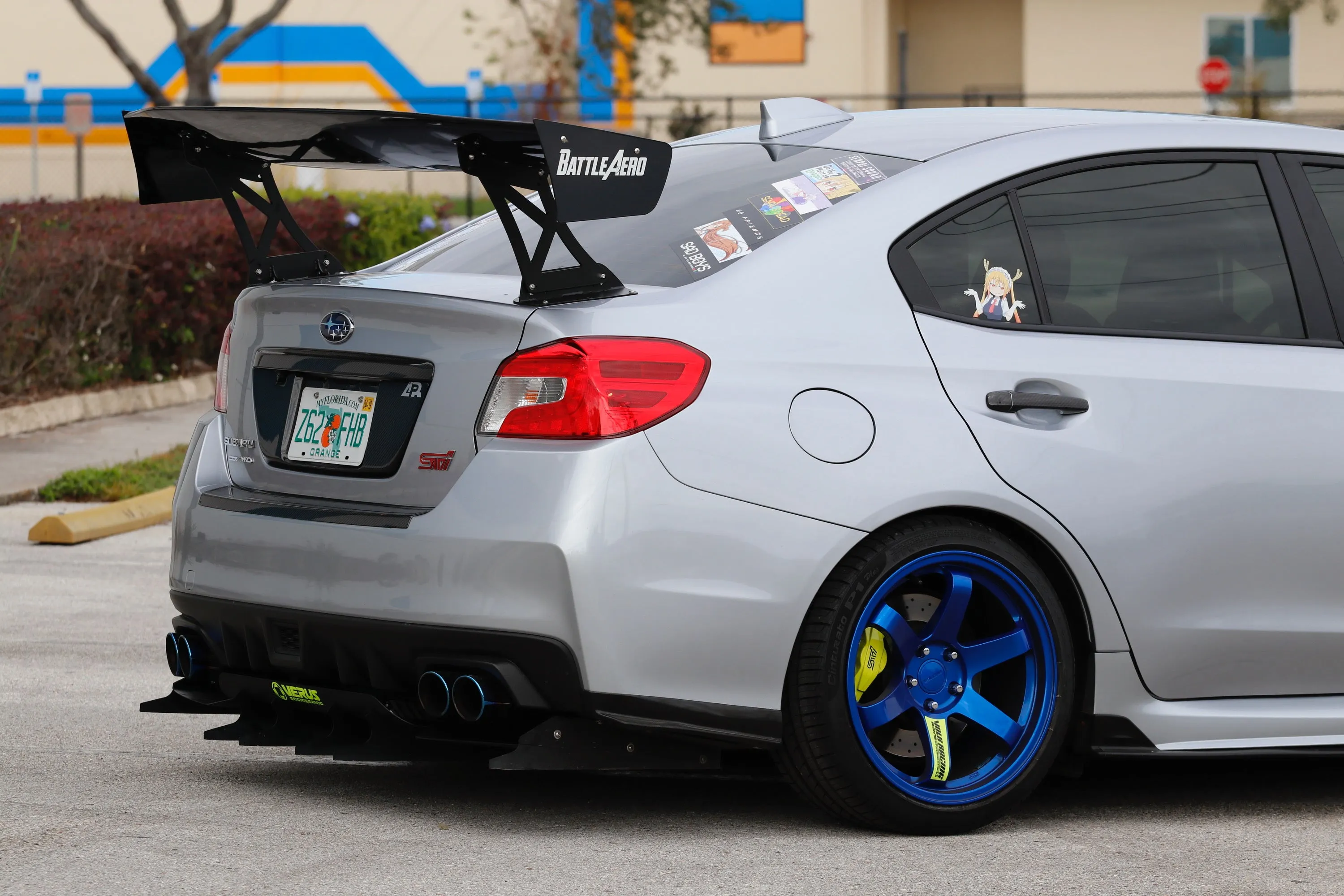 Force 2 (66") GT Wing for 15-21 Subaru WRX (VA)