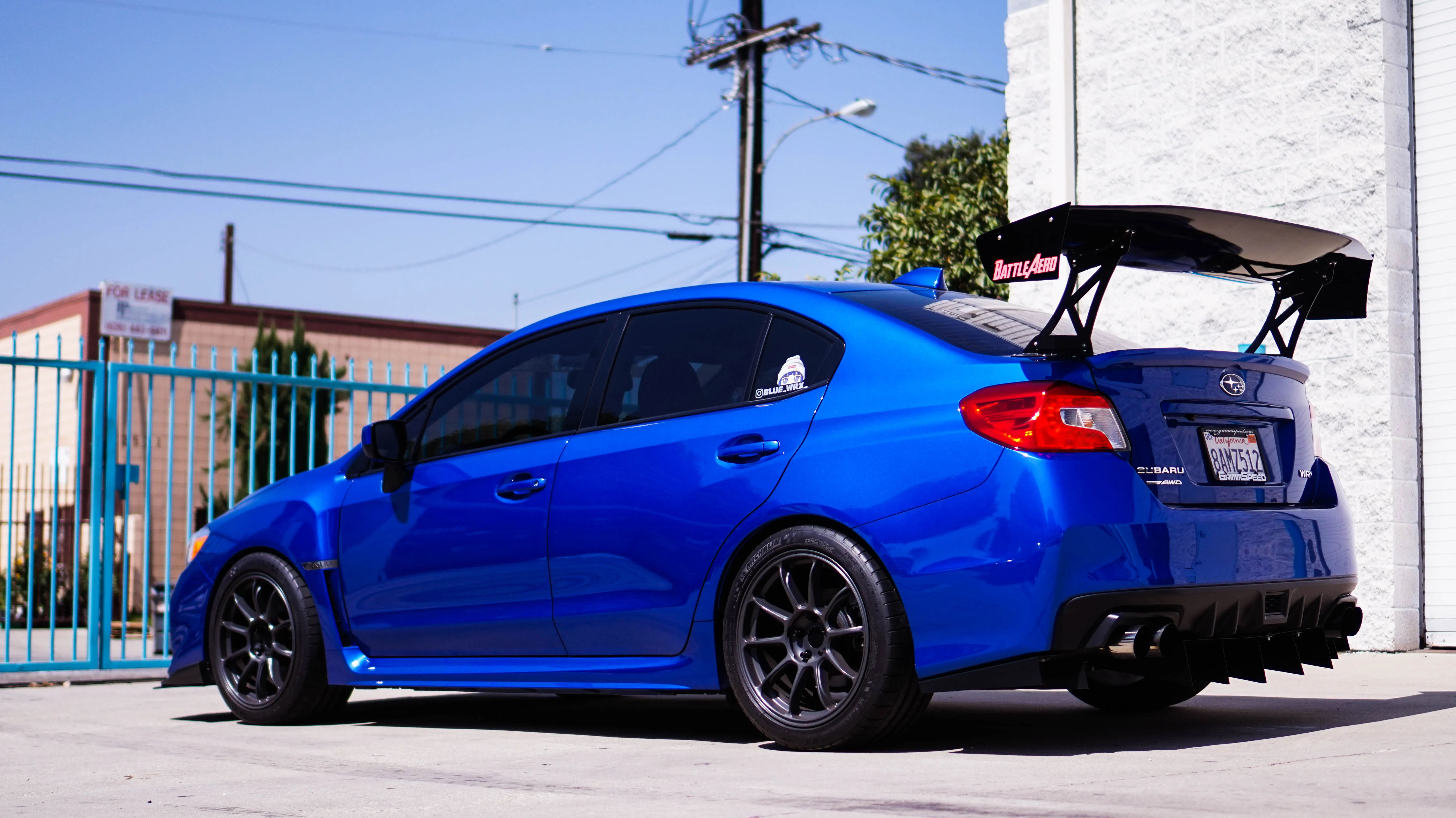 Force 2 (66") GT Wing for 15-21 Subaru WRX (VA)