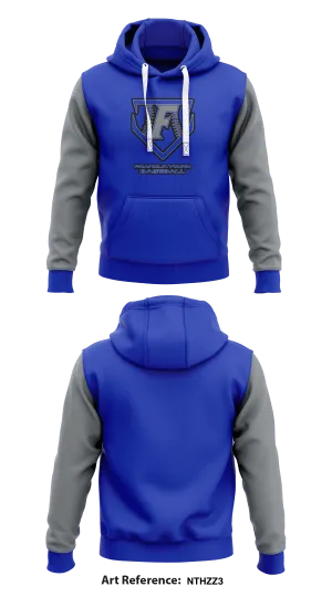 Franklin Youth Baseball  Core Men's Hooded Performance Sweatshirt - nthZZ3