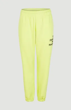 Future Surf High-Waist  Jogginghose | Sunny Lime