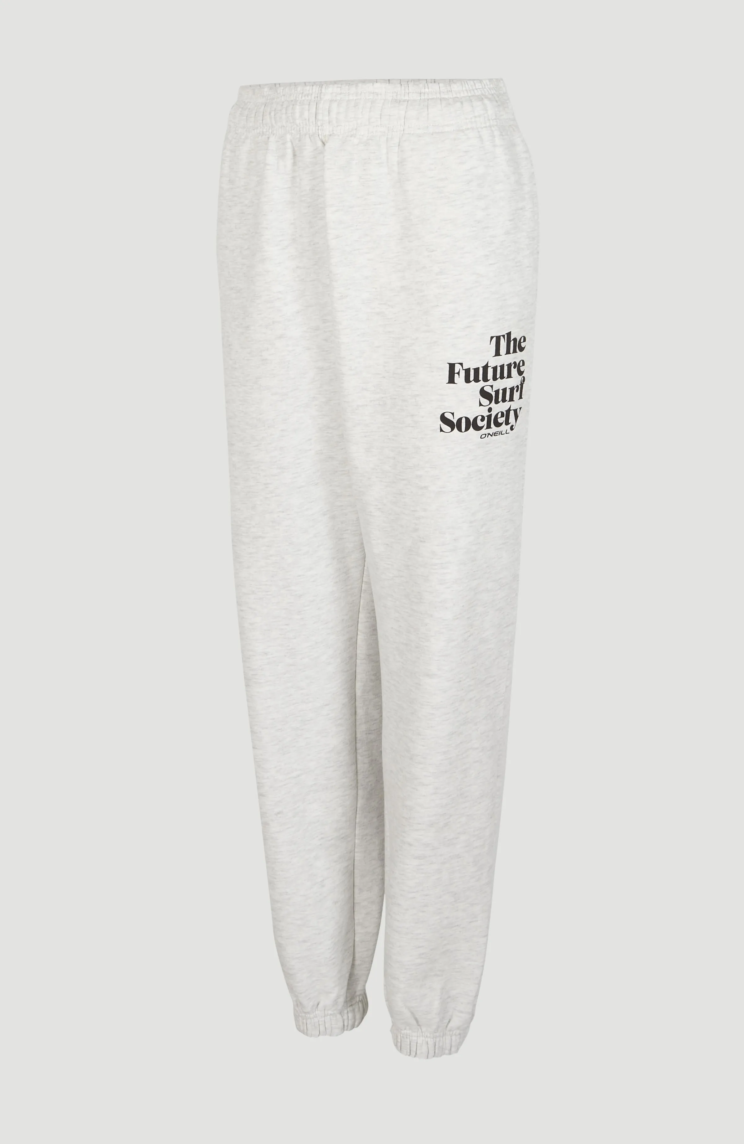 Future Surf High-Waist  Jogginghose | White Melange