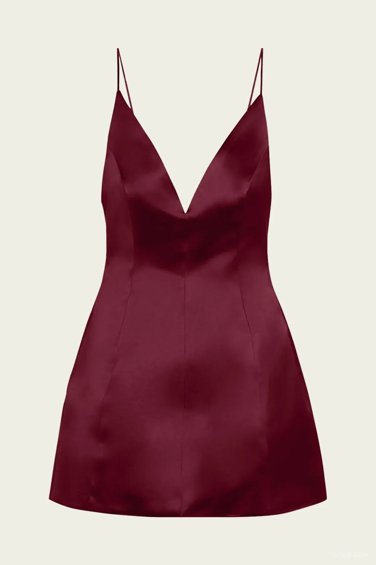 Giavanna Mini Dress in Port