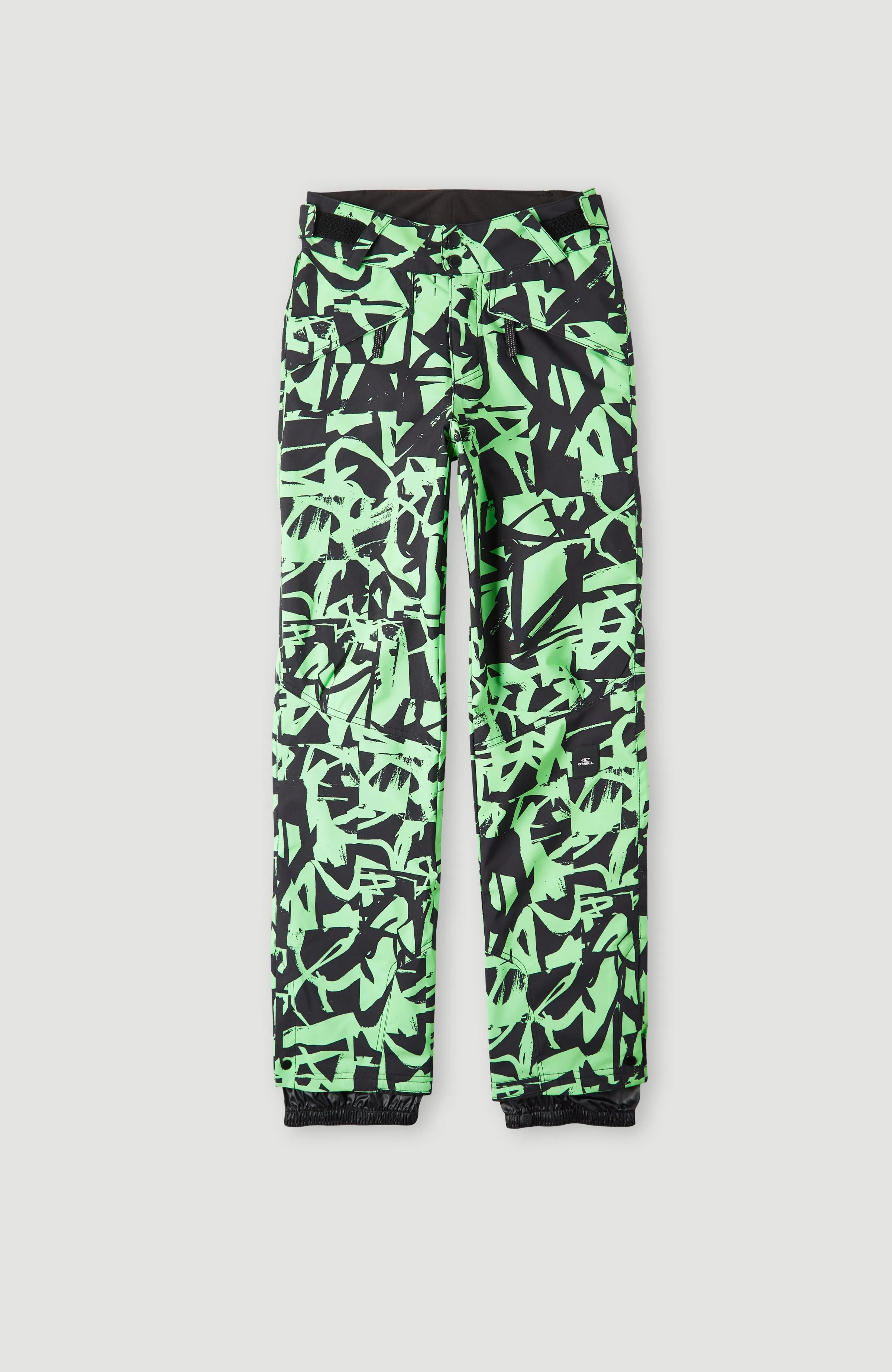 Hammer Printed Skihose | Green Scribble