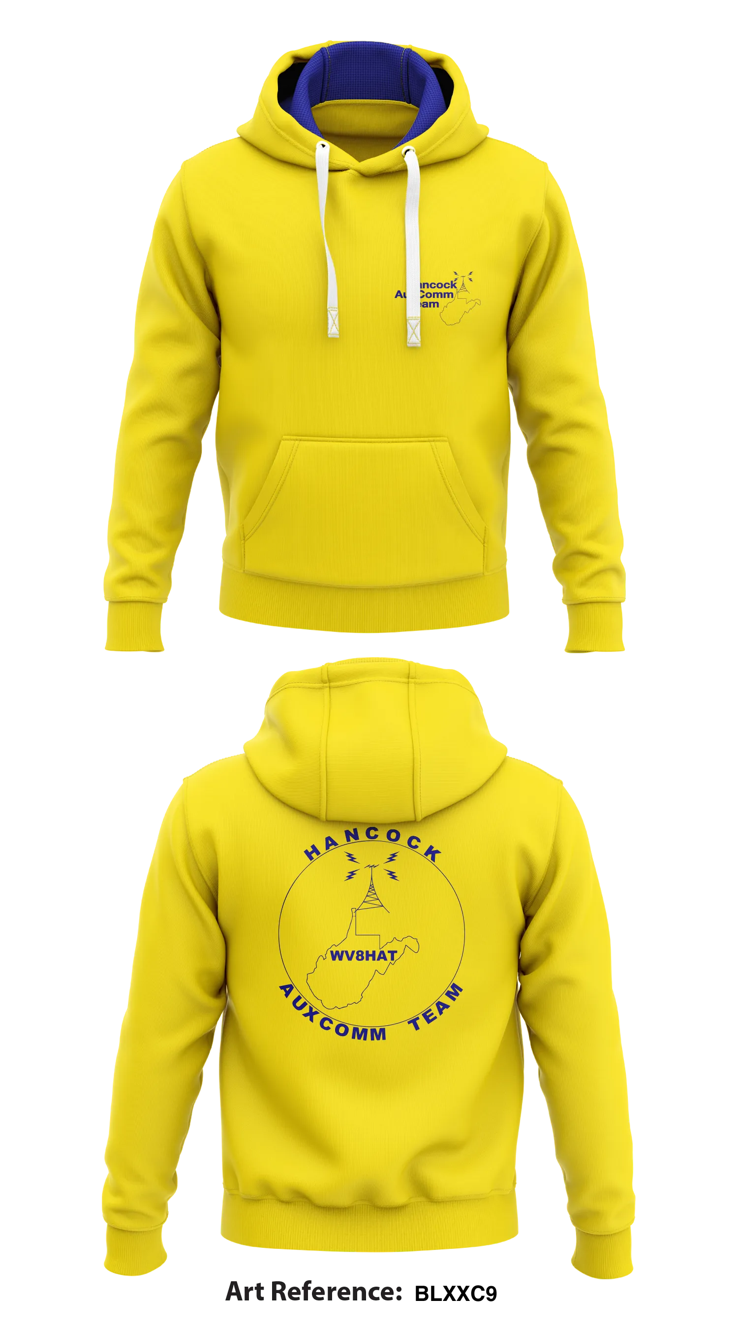 Hancock Auxcomm Team, Inc. Store 1  Core Men's Hooded Performance Sweatshirt - bLXxc9