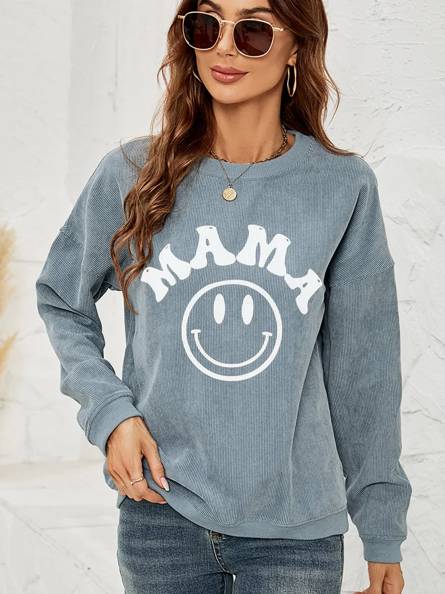 Hazel Blues® | MAMA Graphic Sweatshirt