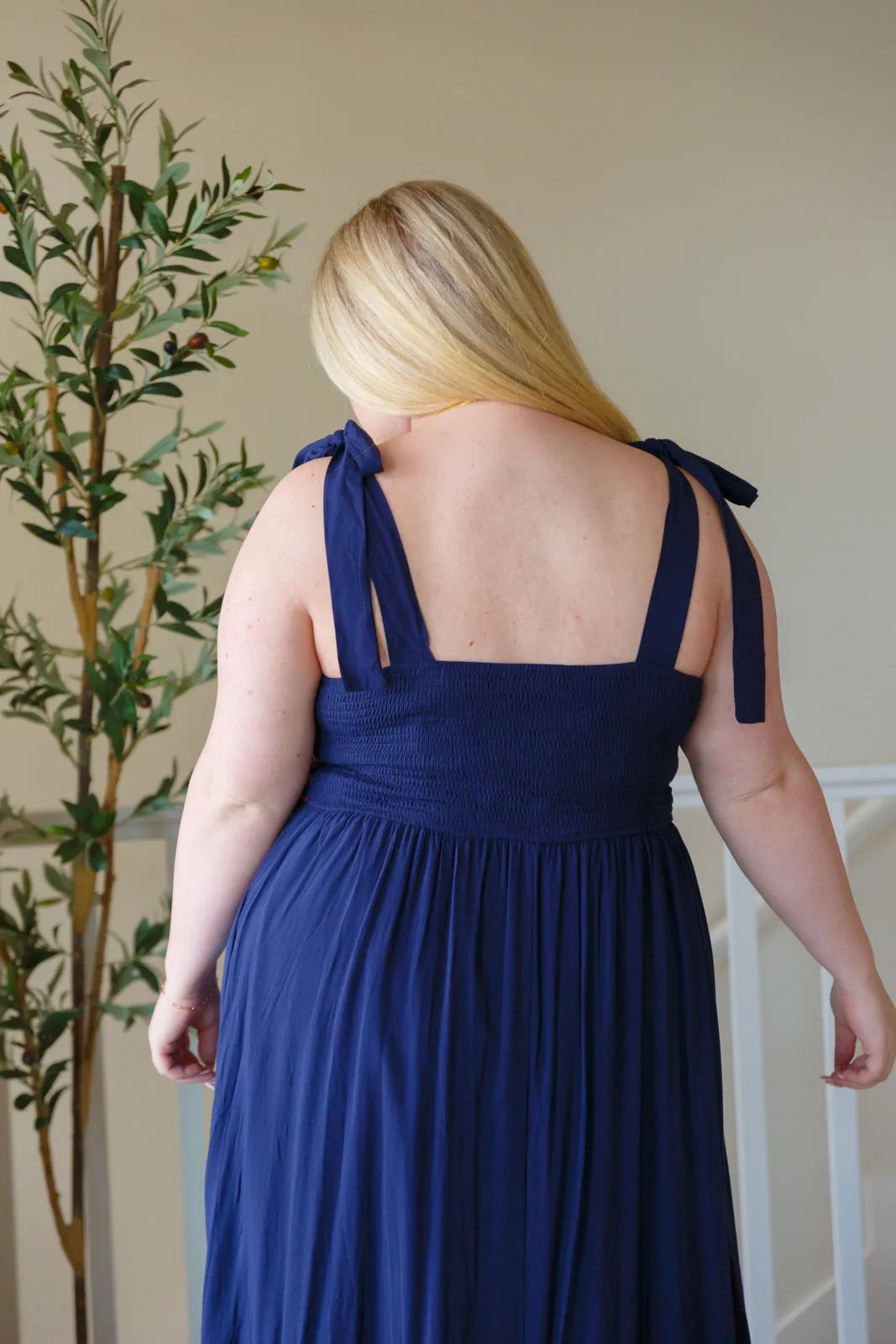 Hazel Blues® |  Midnight Magic Embroidered Maxi Dress