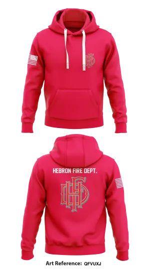 Hebron Fire Dept.  Core Men's Hooded Performance Sweatshirt - qFVuXj