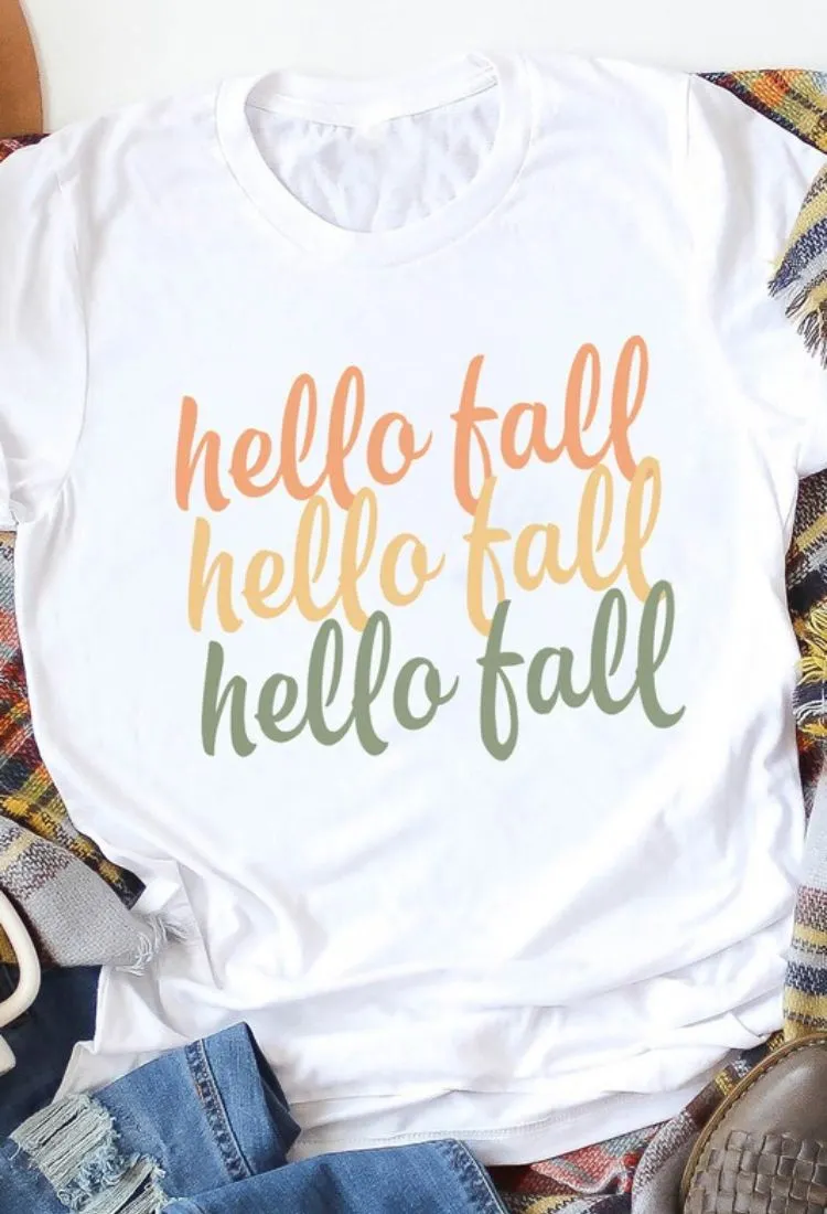 Hello Fall Graphic Tee