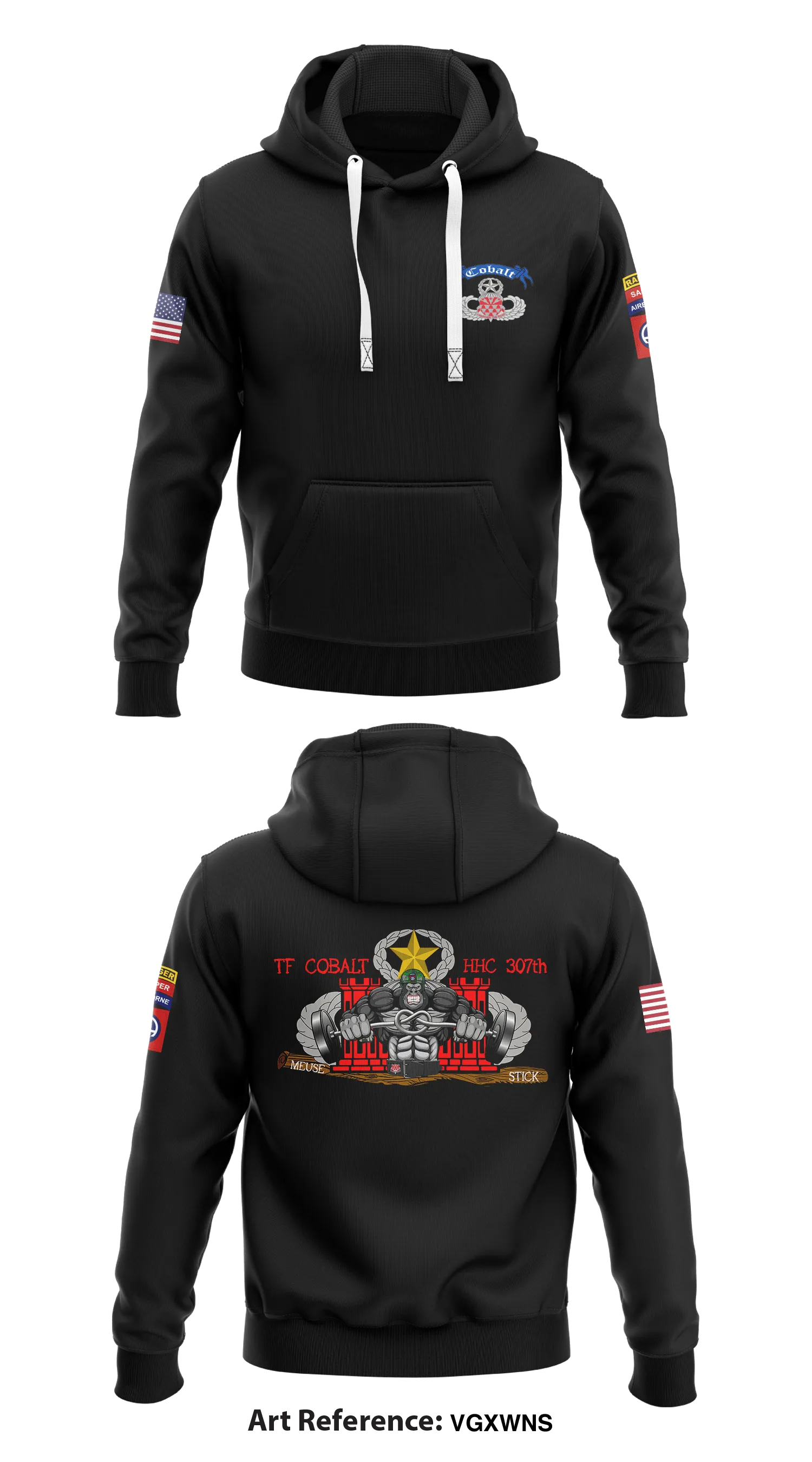 HHC/37TH AEB  Core Men's Hooded Performance Sweatshirt - VGxWns