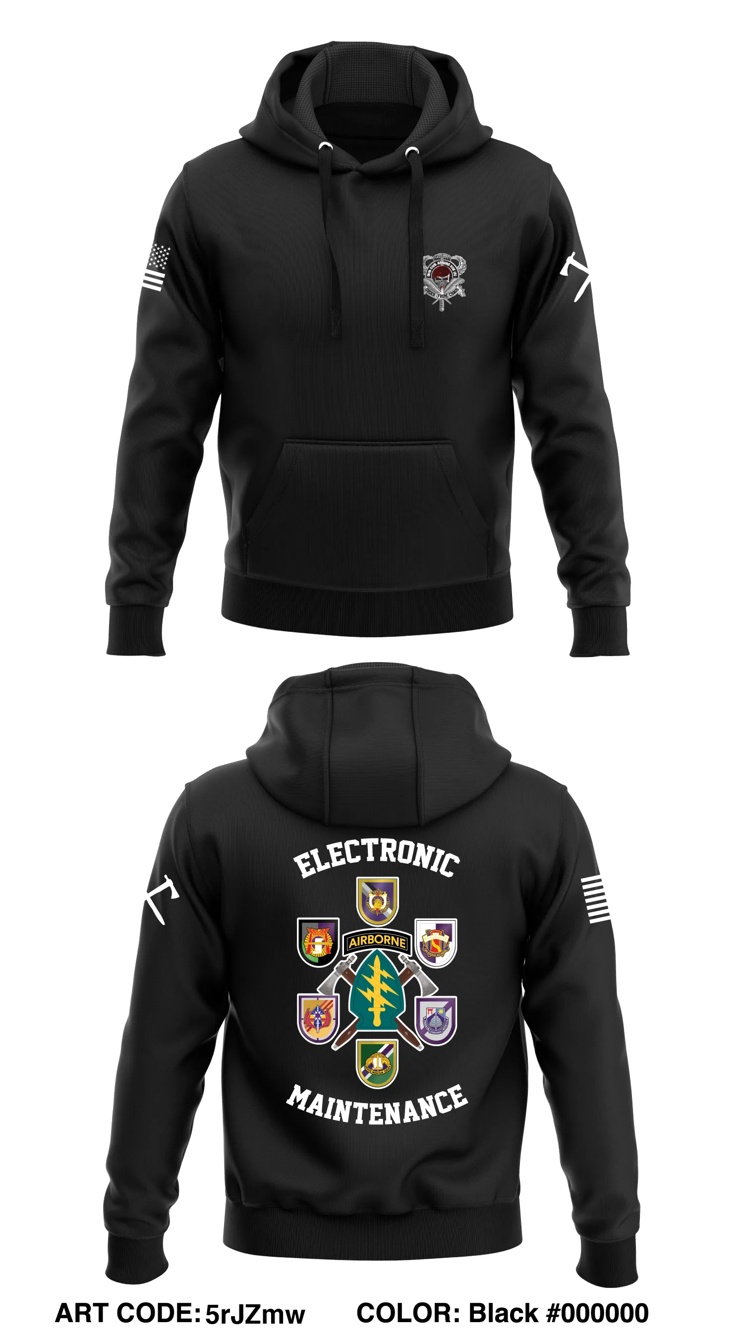 HHC,EMS,95th CA BDE  Store 1  Core Men's Hooded Performance Sweatshirt - 5rJZmw