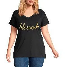 High Velocity  Blessed Heart Plus Graphic Short Sleeve Tee