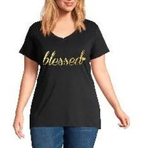 High Velocity  Blessed Heart Plus Graphic Short Sleeve Tee