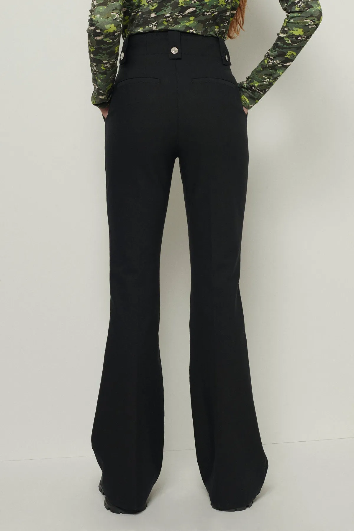 Holland Utility Wide Leg Pant in Black