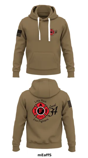IAFF Local 34 Store 1  Core Men's Hooded Performance Sweatshirt - mEaffS