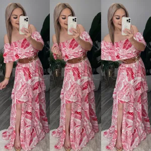 Imelda Red Dress