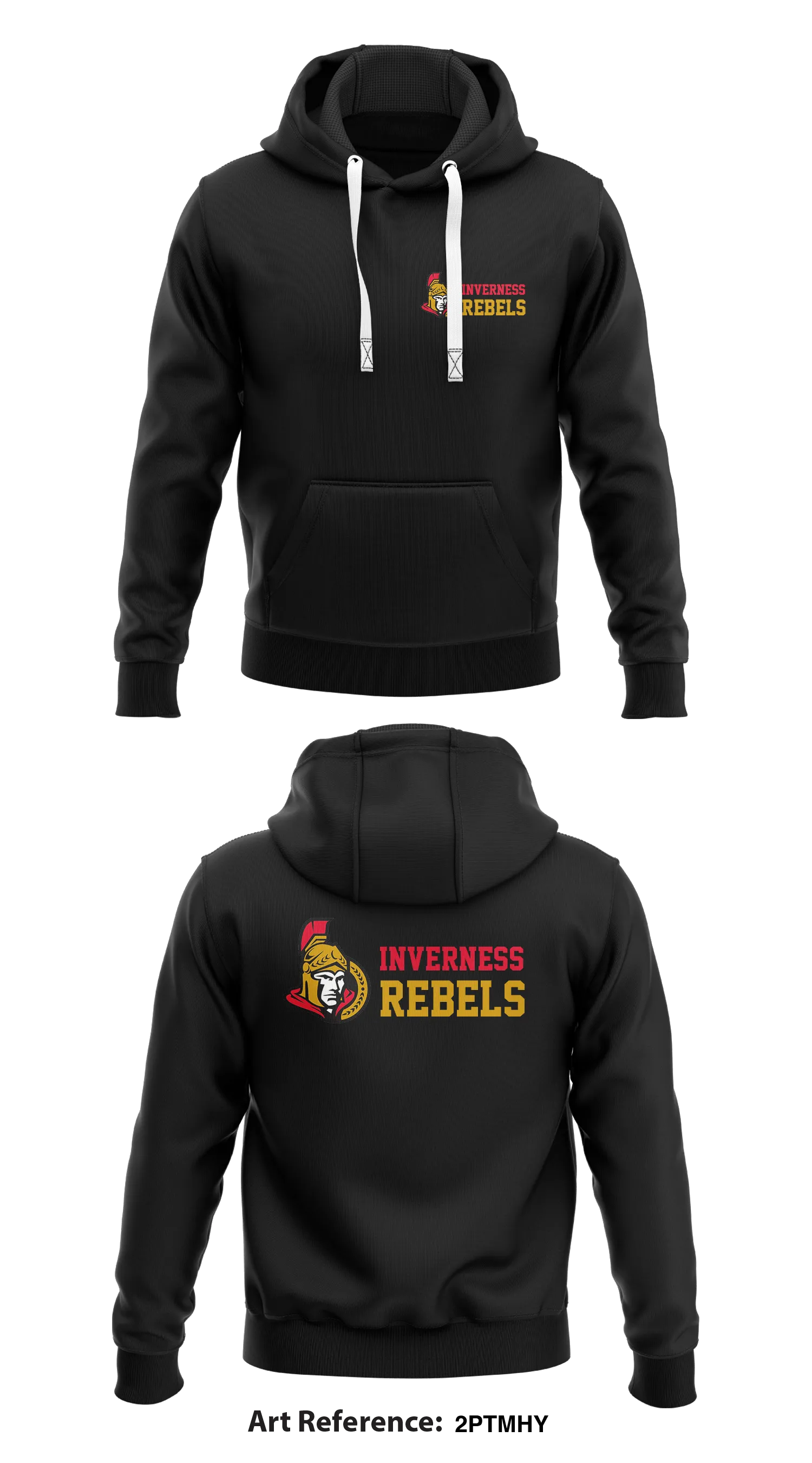 Inverness Rebels  Store 1 Core Men's Hooded Performance Sweatshirt - 2ptmHY