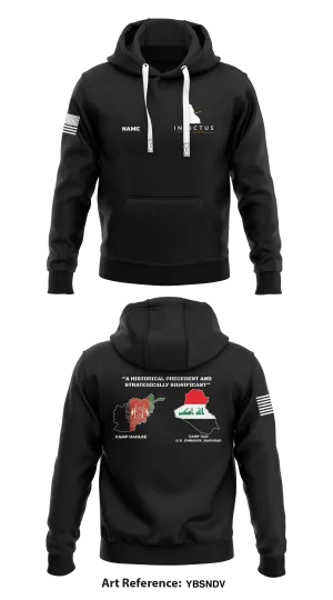INVICTUS Platoon, Bravo Battery, 2d Battalion, 44th ADA Regiment Store 1 Core Men's Hooded Performance Sweatshirt - YBSndV