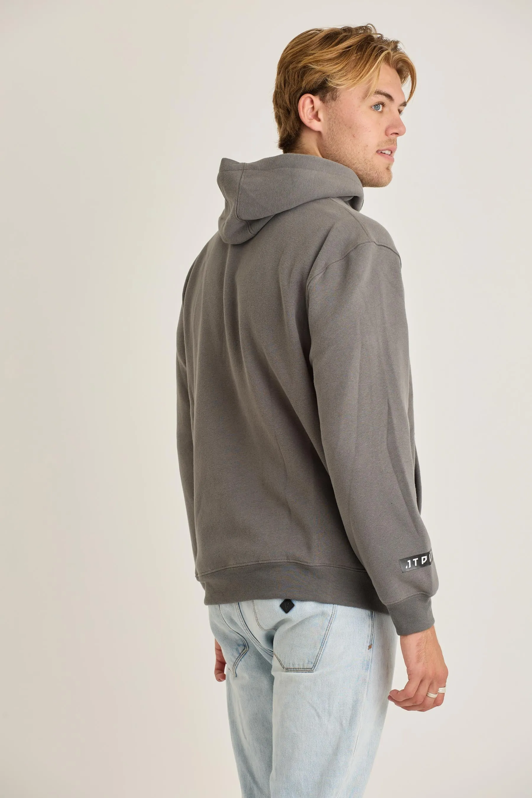 Jetpilot Corp Mens Pullover - Charcoal
